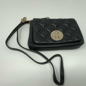 kate spade ♠️ quilted crossbody Black Leather